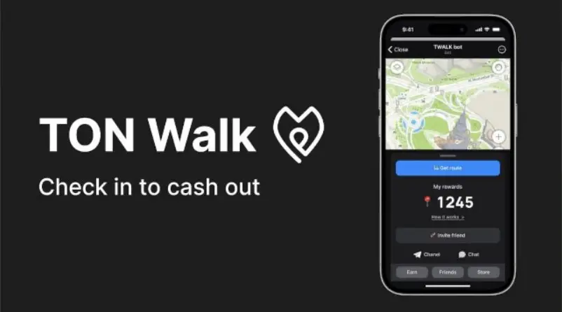 Обзор - TON Walk (t.me/tonwalk_bot)