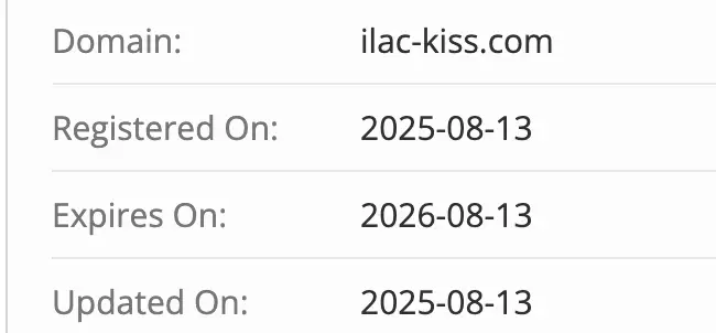 Ilac Kiss домен домен Ilac Kiss