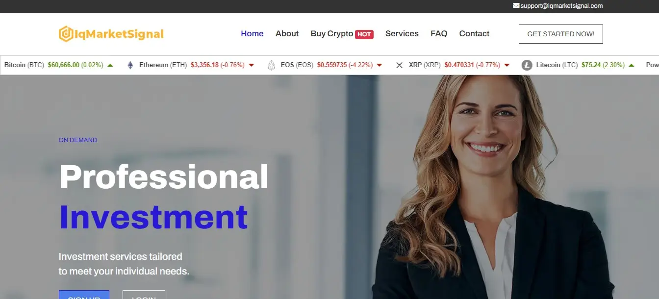 Обзор брокера IqMarketSignal Обзор брокера IqMarketSignal
