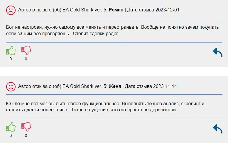 Отзывы инвесторов Отзывы инвесторов