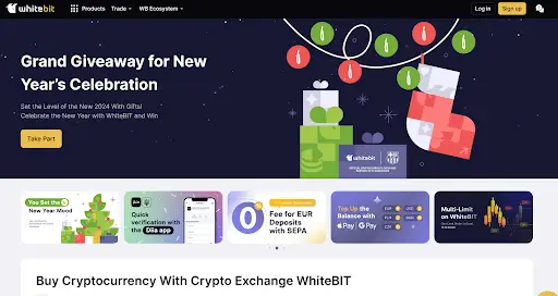 Криптобиржа WhiteBit Криптобиржа WhiteBit