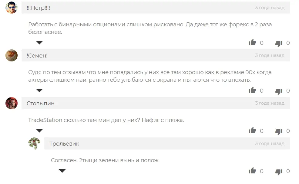 TradeStation развод TradeStation развод