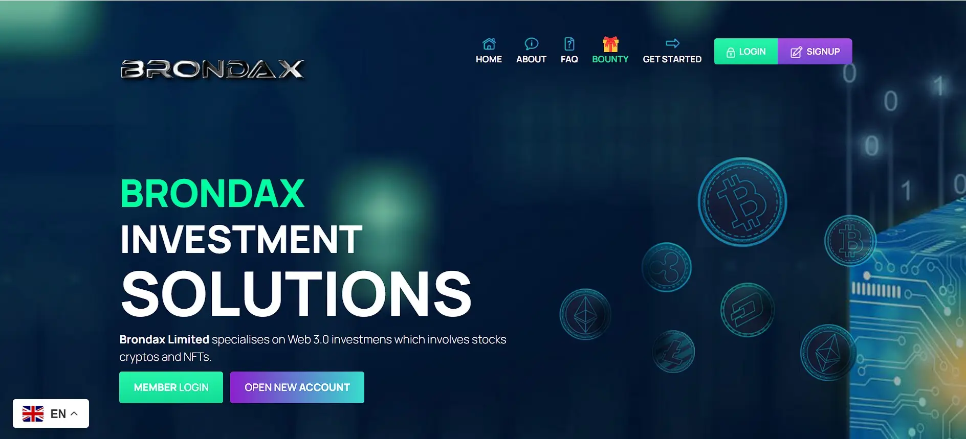 Обзор криптолохотрона Brondax Обзор криптолохотрона Brondax