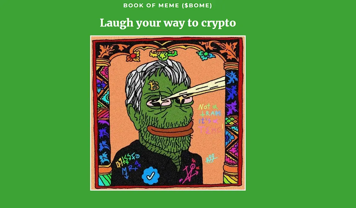 Основная информация о BOOK OF MEME Основная информация о BOOK OF MEME