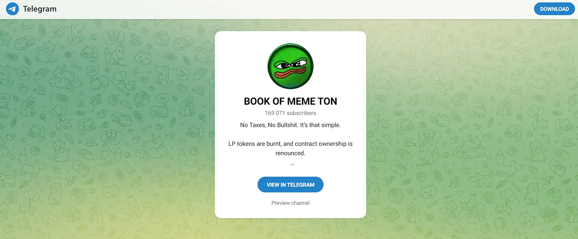 Обзор криптопроекта BOOK OF MEME Обзор криптопроекта BOOK OF MEME