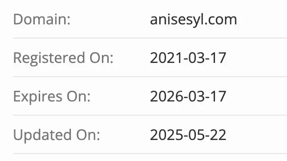 Anisesyl домен домен Anisesyl