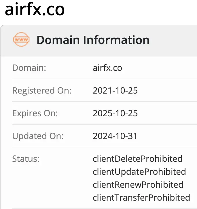 домен Air FX Air FX домен