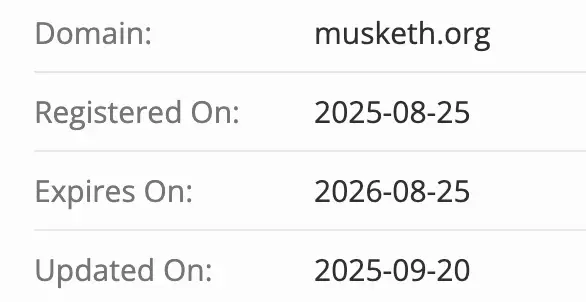 SpaceX домен домен SpaceX