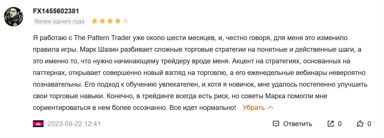 Отзывы о Pattern Trader Отзывы о Pattern Trader