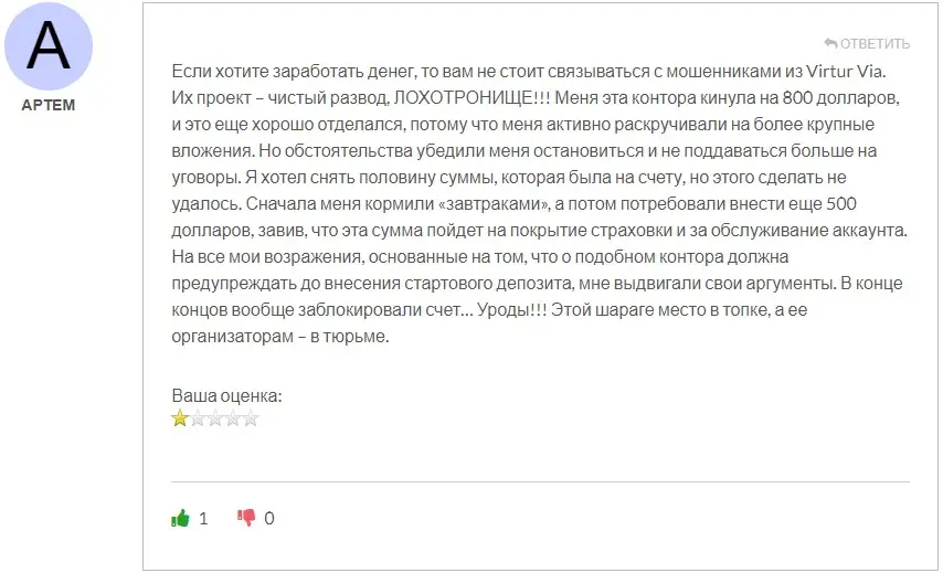 Оценка инвестора Оценка инвестора