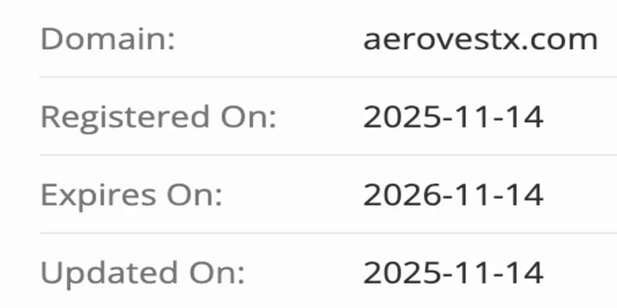 Aerovestx домен домен Aerovestx