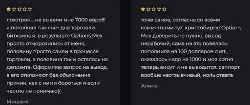 Options-MEX, отзывы Options-MEX, отзывы