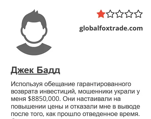 Globalfoxtrade отзыв трейдера Globalfoxtrade отзыв трейдера