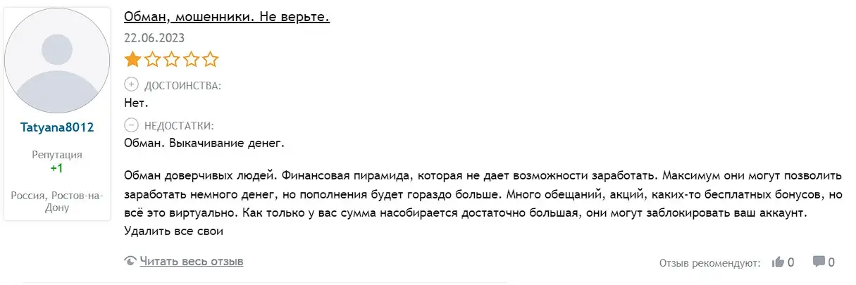 Оценка клиента Оценка клиента