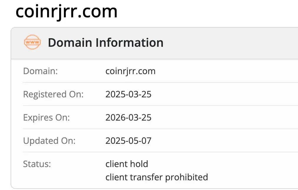 домен Coinrjrr Coinrjrr домен