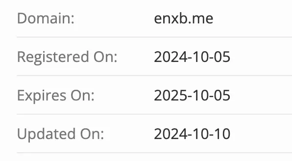 ENXB Limited домен домен ENXB Limited
