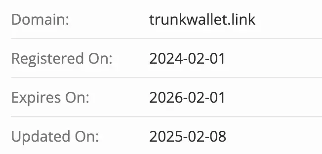 Trunk Wallet домен домен Trunk Wallet