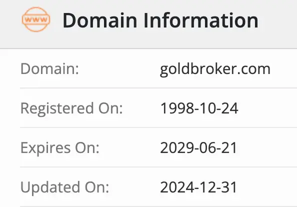 GoldBroker домен домен GoldBroker