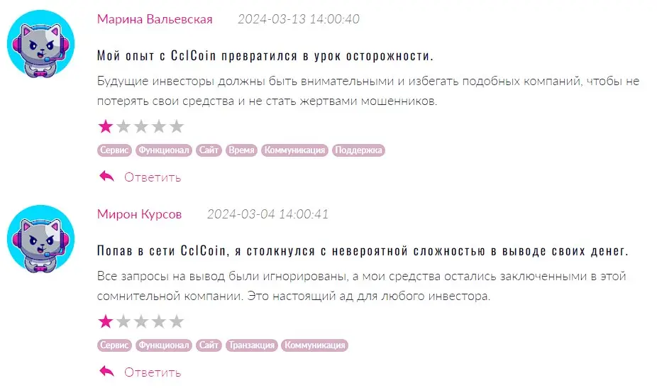 CclCoin отзывы трейдеров CclCoin отзывы трейдеров
