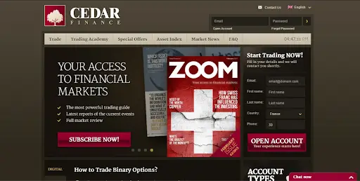 Cedar Finance развод Cedar Finance развод