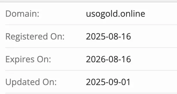 UsoGold домен домен UsoGold