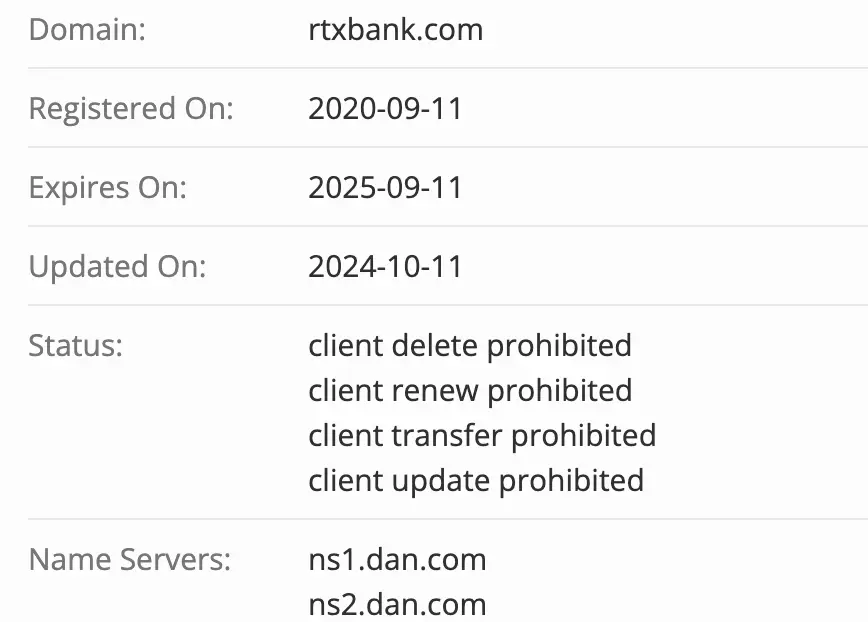 RTXBank домен домен RTXBank