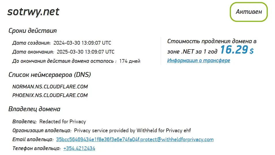 Проверка домена sotrwy.net Проверка домена sotrwy.net