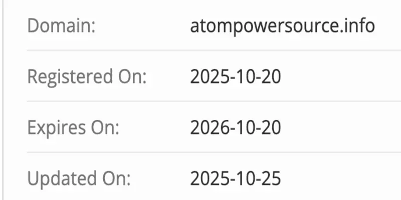 Atompowersource домен домен Atompowersource