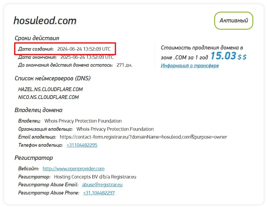 Проверка доменного имени hosuleod.com Проверка доменного имени hosuleod.com