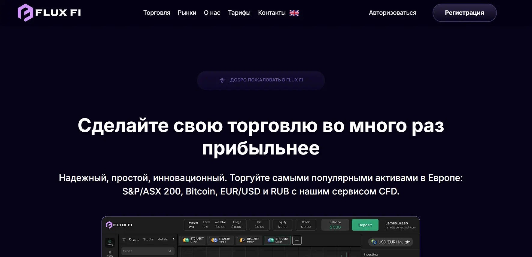 Основная информация о Flux Fi Основная информация о Flux Fi