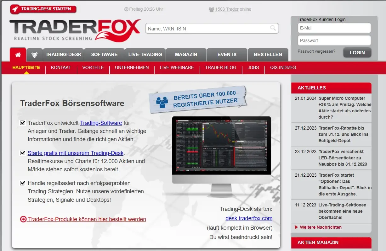 Обзор программного обеспечения TraderFox Обзор программного обеспечения TraderFox