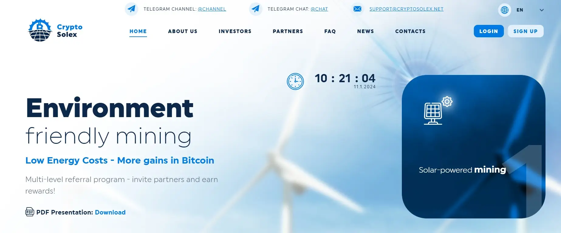 Обзор инвестиционной платформы CryptoSolex Обзор инвестиционной платформы CryptoSolex