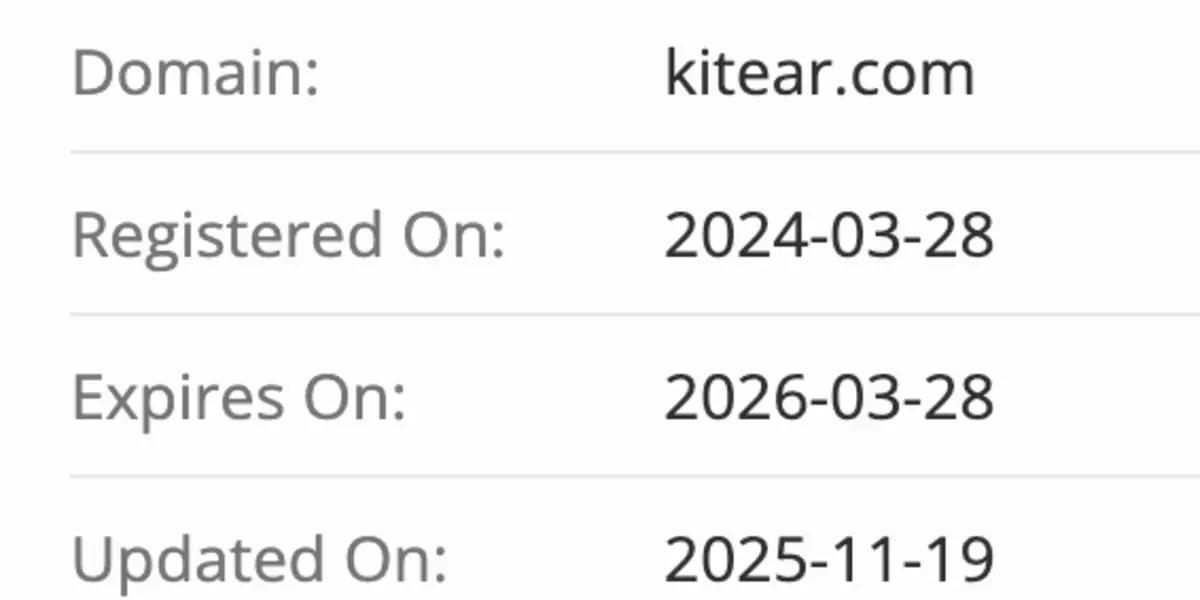 Kitear домен домен Kitear