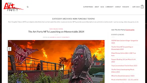 Обзор NFT-проекта The Art Party Обзор NFT-проекта The Art Party