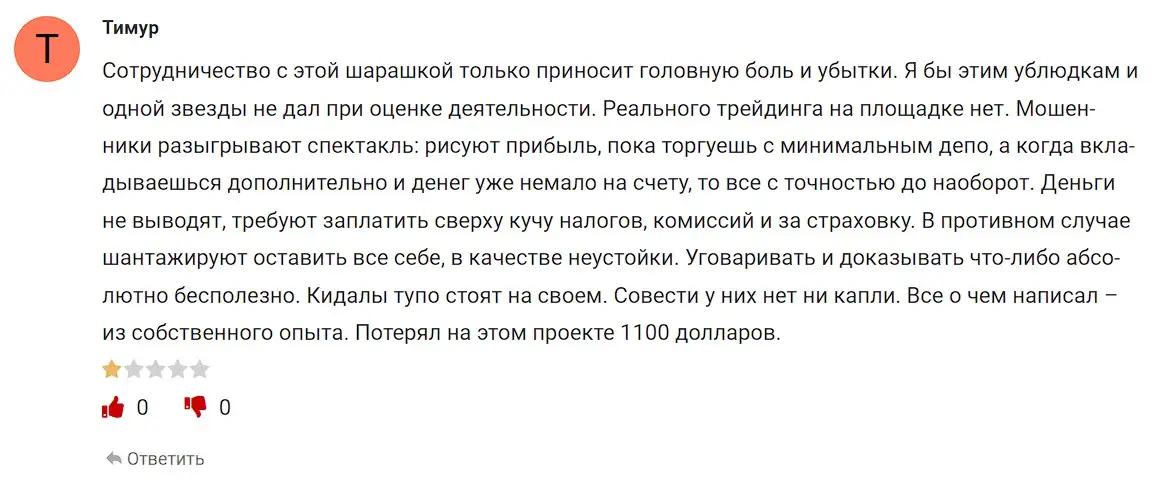 STD Market отзыв клиента