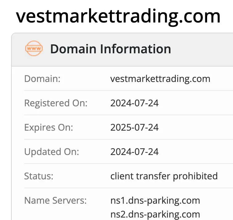 Vestmarkettrading домен домен Vestmarkettrading
