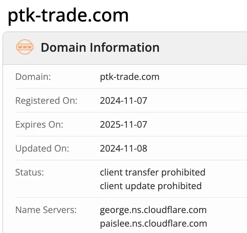 домен Ptk Trade Ptk Trade домен
