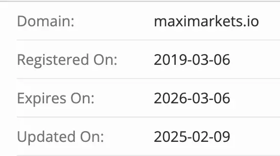 MaxiMarkets домен домен MaxiMarkets