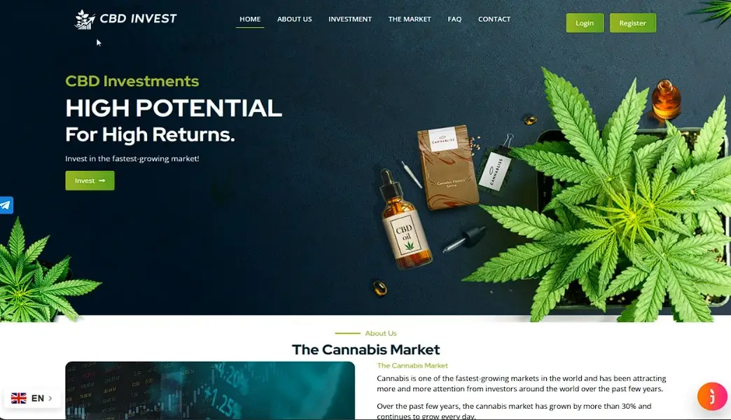 Основная инофрмация о CBD Invest Основная инофрмация о CBD Invest