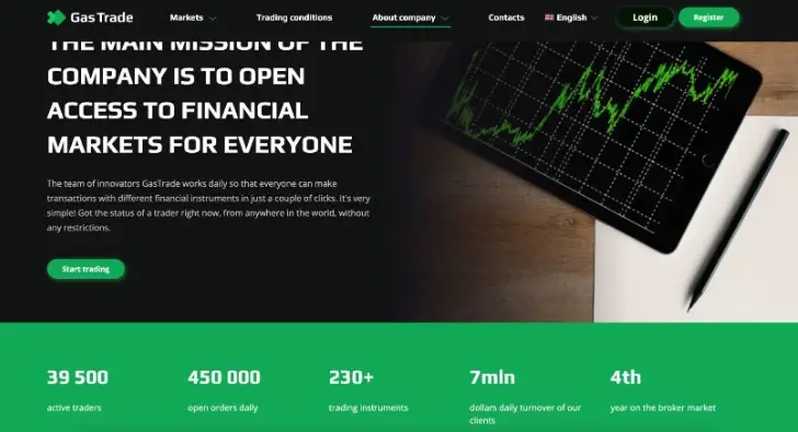 Основные сведения о Gas Trade Основные сведения о Gas Trade