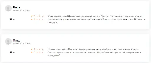 WunderTrading развод WunderTrading развод
