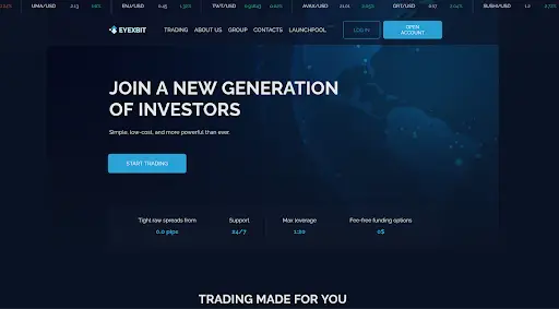 Форекс брокер Eyexbit Форекс брокер Eyexbit