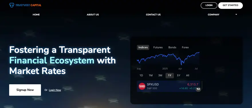 TrustVest Capital проверка брокера обзор брокера TrustVest Capital