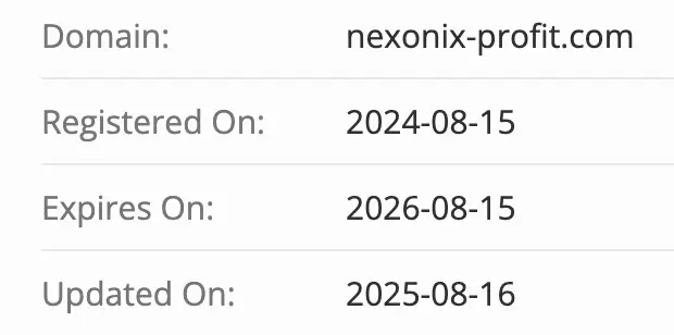 Nexonix Profit домен домен Nexonix Profit