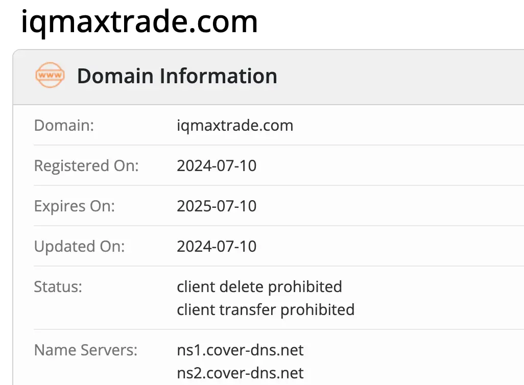 домен IQMaxTrade Ltd IQMaxTrade Ltd домен