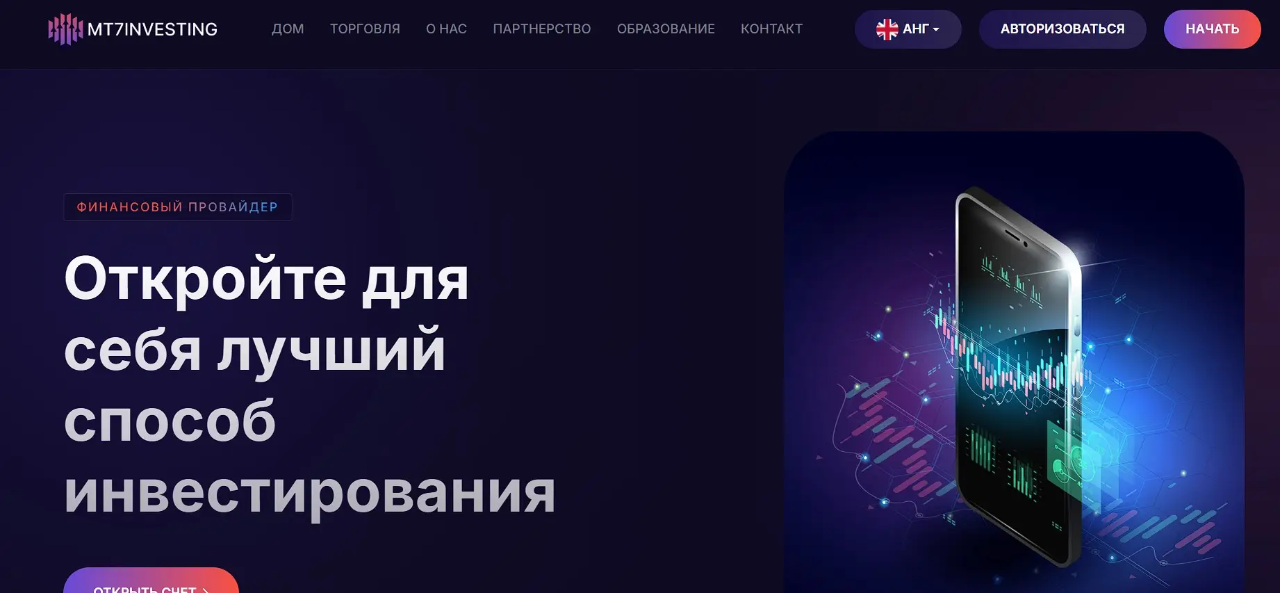 Основная информация о MT7Investing