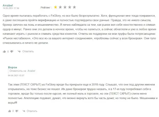 ФХГлори отзыв ФХГлори отзыв