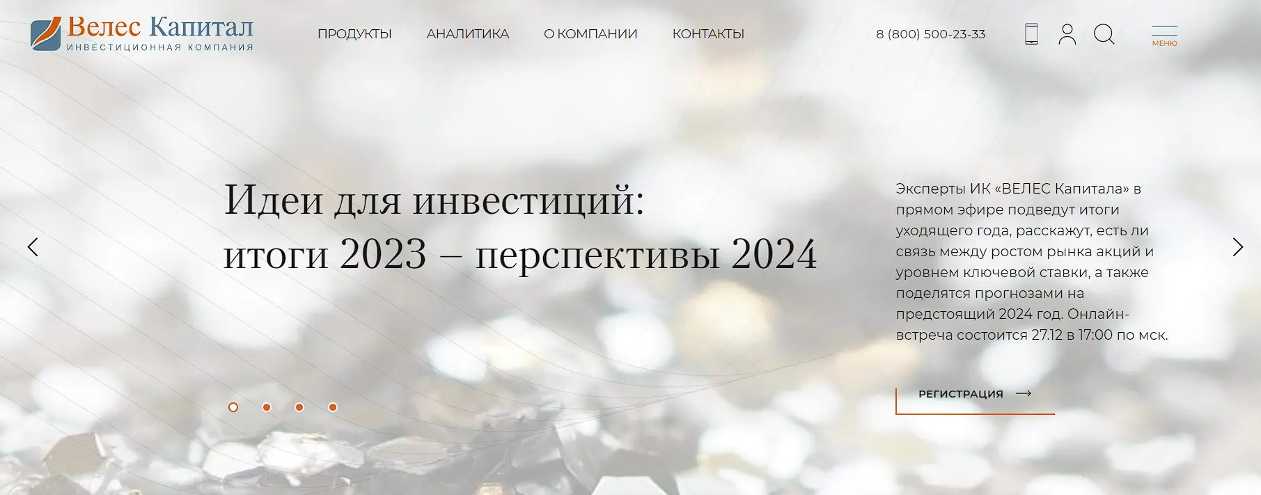 Обзор инвестиционной компании
