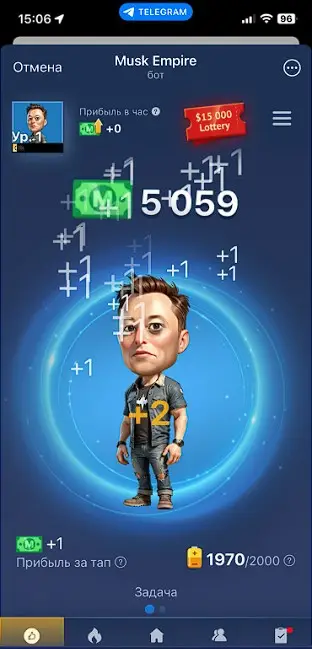 Как заработать в Musk Empire Как заработать в Musk Empire
