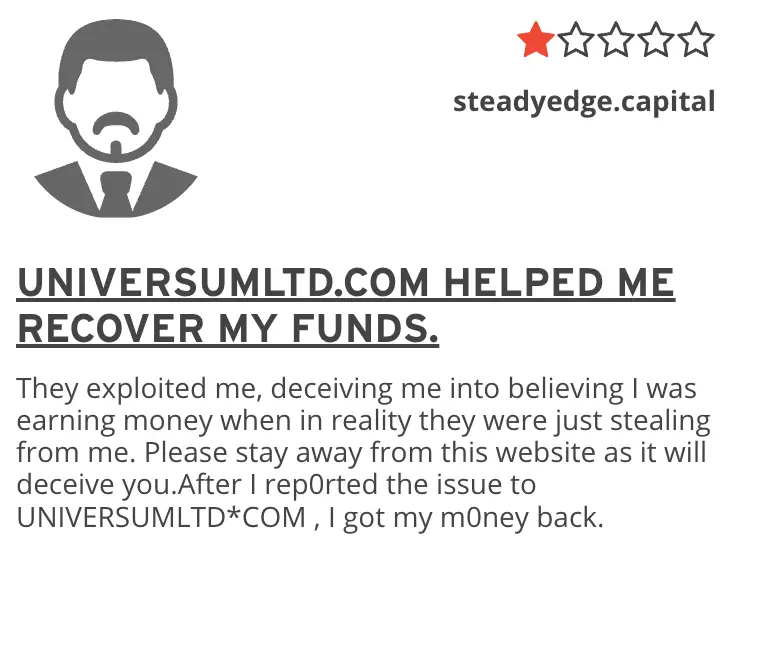 отзыв о Steadyedge Capital Steadyedge Capital отзывы